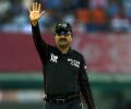 Umpire Padmanabhan officiates from both ends in Ranji final