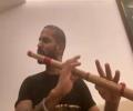 Lockdown files: Dhawan shows fans flute-playing skills