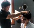 SEE: Sachin gives son Arjun a haircut