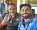 Kohli, Rahane wish coach Shastri on 58th birthday