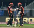 PICS: SunRisers trounce Mumbai Indians to make play-offs