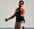 Ashwin gets cracking in the nets