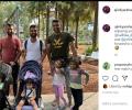 PICS: Pujara, Ashwin, Rahane enjoy 'daddy duty'