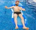 PIX: Kohli chills in the pool