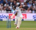 Rohit keeps instincts at bay in 1st innings knock