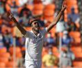 Axar effortlessly fills Jadeja void in India's spin attack