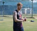 PIX: England trio starts training at Chepauk