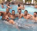 Dhawan and his boys chill in Sri Lanka
