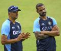 Dhawan-led Indian team starts training in Sri Lanka