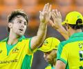 Marsh shines as Australia beat West Indies by four runs