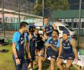 What are these India players 'gossiping' about?