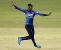 Ruled out of India series, SL's Hasaranga in isolation