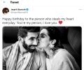 Boom Boom wishes Sanjana on her 30th!