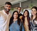Boom Boom spends time with family