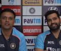 Rohit and Dravid recall their first interaction in 2007