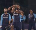 Gujarat Titans' captain Hardik resumes bowling practice