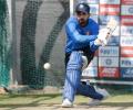 PIX: Rahul, Mayank, Saini sweat out in the nets