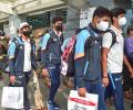 India U-19 heroes arrive from Caribbean