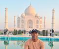 When Brian Lara visited the Taj Mahal