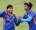 Harmanpreet, Pooja shine as India sweep SL