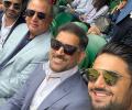 Birthday Boy Dhoni Spotted At Wimbledon