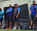 SEE: Rain forces Team India to train indoors ahead of 1st ODI