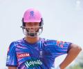 Rajasthan Royals train in 'pink and blue'
