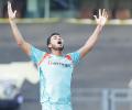 IPL PHOTOS: Mohsin shines as Lucknow down Delhi
