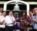 Brian Lara rings bell at Eden Gardens