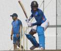 At Team India's nets, Dravid's sweep tips for Gill