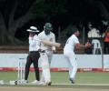 Zimbabwe hold off late West Indies charge to draw first Test