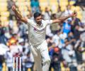 Ashwin second fastest to 450 Test wickets