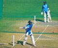 PIX: Rahul, Gill grind it out simultaneously in nets