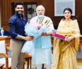 Mr & Mrs Jadeja Meet Modi