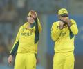 PIX: Hoardings fall during Australia vs Sri Lanka World Cup match