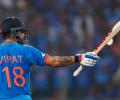ICC World Cup PIX: India beat Bangladesh, continue winning run