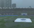 PIX: Rain reigns on Day 1 of Australia-India third Test