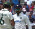 Konstas Clashes With Kohli At MCG