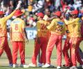 1st T20I PHOTOS: Zimbabwe shock India