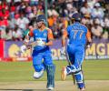 Gill-Jaiswal make merry in Harare