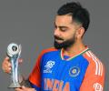 A Special Trophy And Cap For Virat Kohli