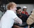 What's brewing between Rohit Sharma and Ed Sheeran?