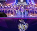 PIX: KKR unveil new match jersey for IPL 2024