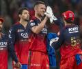 PIX: Hazlewood stars in RCB's stunning comeback as Royals choke