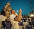 SEE: GT players visit Hatkeshwar Temple