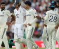 PIX: Rain halts England charge, India live another day