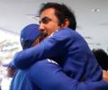 Gambhir Leads Dressing Room Celebrations!