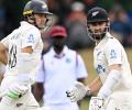 Windies pacers restrict NZ with fiery spells on Day 1
