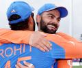 Rohit Recalls Barbados Bear-Hug With Kohli