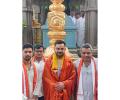 PIX: Kohli offers prayers at Simhachalam temple